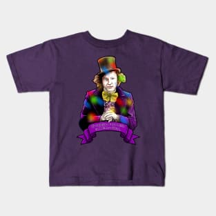 Willy Wonka So shines a good day on a weary world Kids T-Shirt